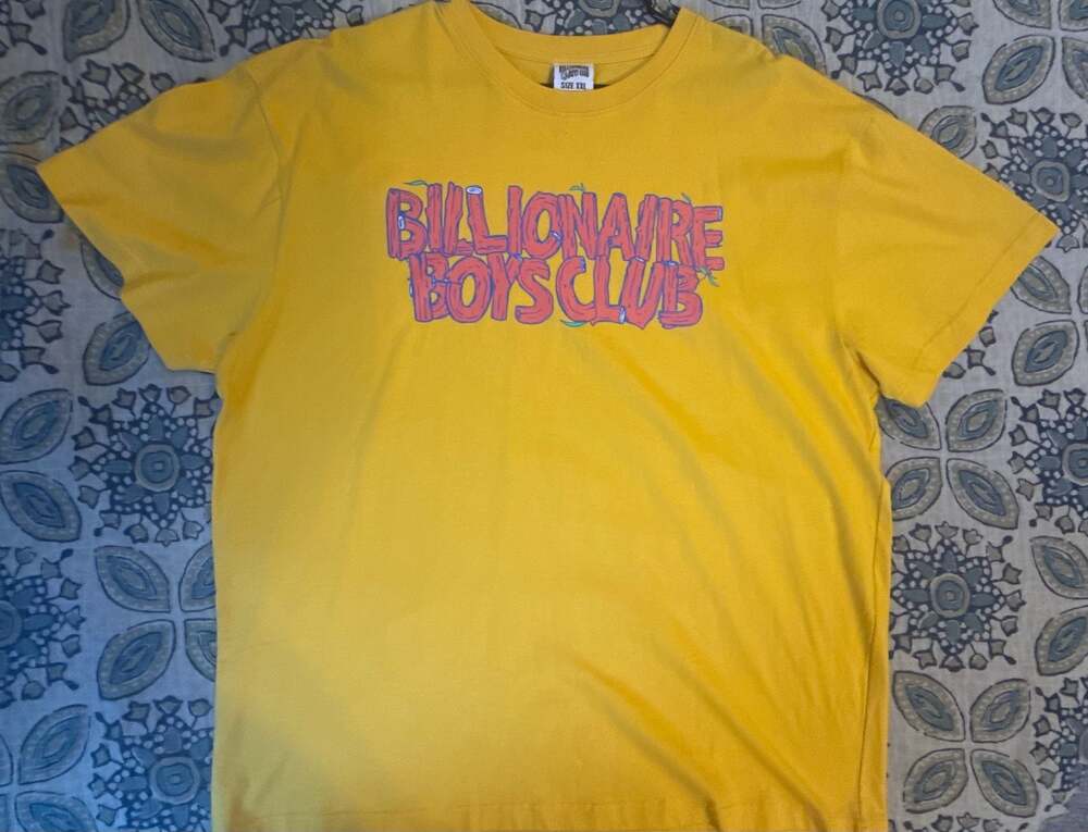 Billionaire Boys Club Log Graphic Daffodil Yellow T-Shirt